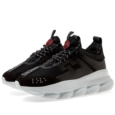 versace chain reaction black and white|versace chain reaction shoes price.